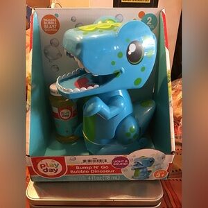 Play day bump n’ go bubble dinosaur light & sound age 3+-NEW